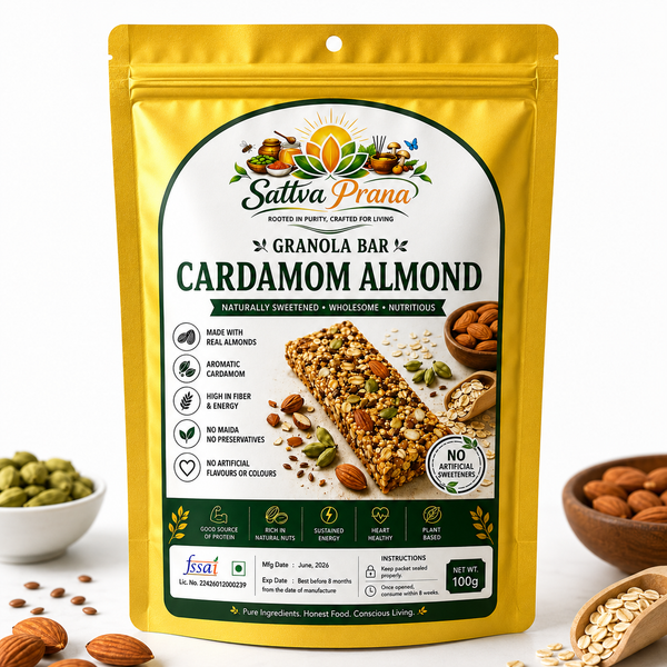 Cardamom Almond Granola Bars